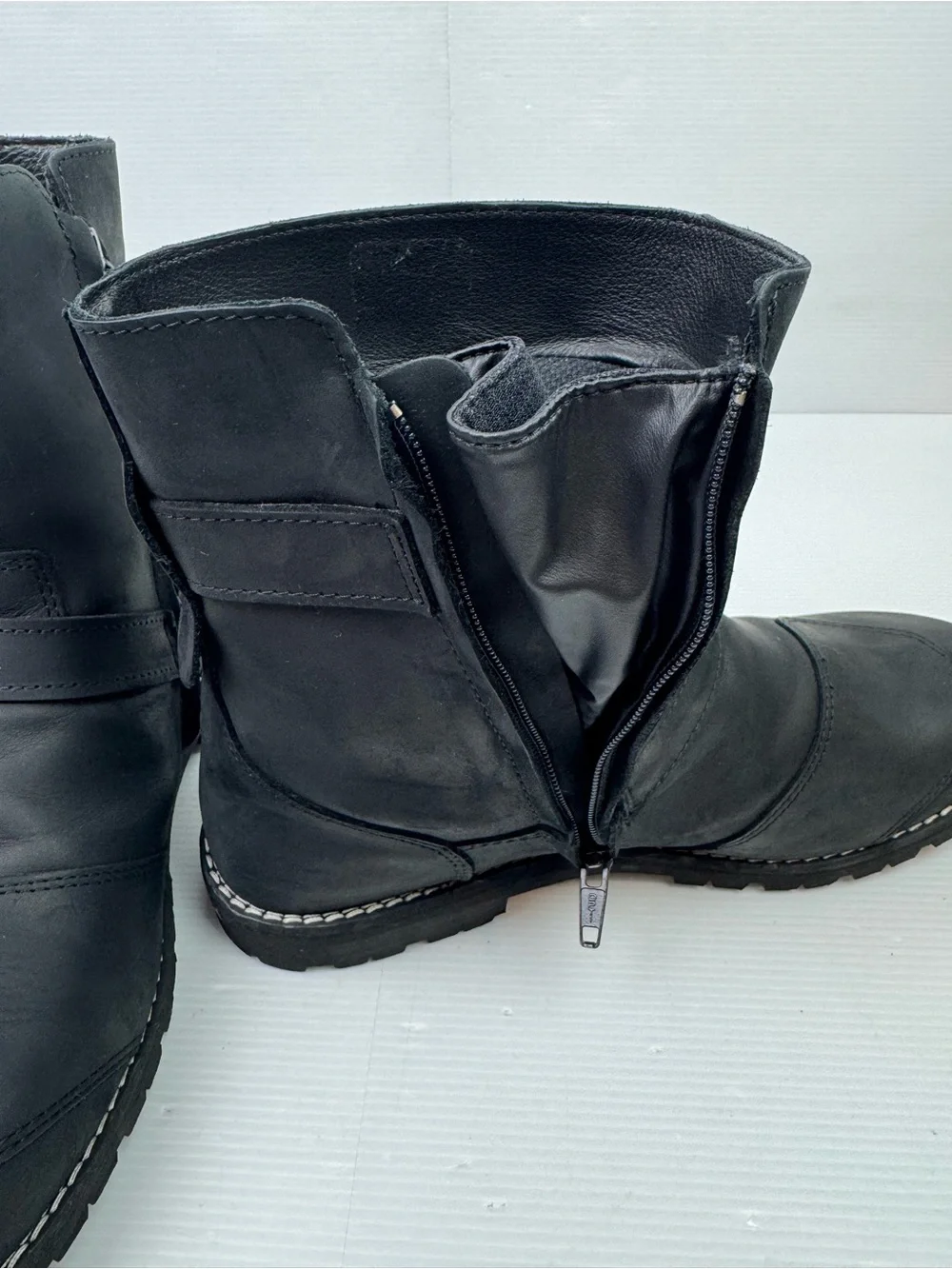 Stylmartin Legend Men’s US 12 Black Waterproof Motorcycle Street Riding Boots